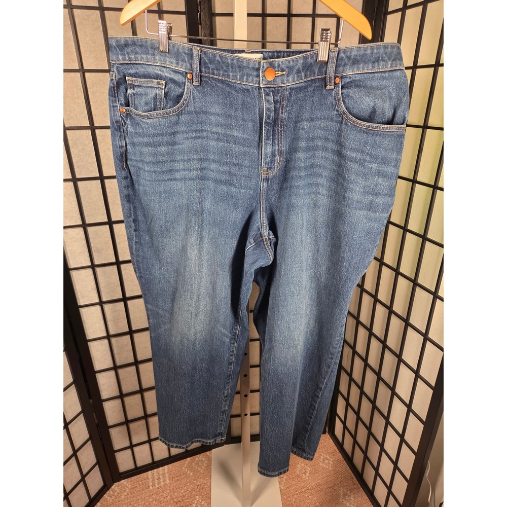 Lane Bryant Flex‎ Magic Waistband Mid Rise Boyfriend Jeans Blue Denim 20S